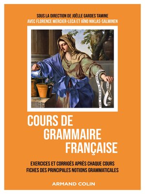 cover image of Cours de grammaire française